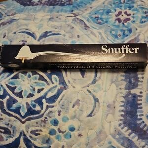 Vintage Leonard Silverplated Candle Snuffer 1980 In Box. Never Used